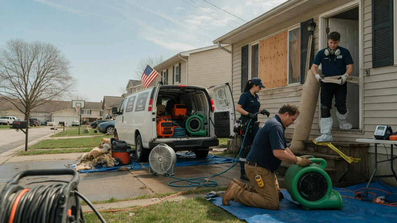 Water Damage Restoration in Strang, OK near me